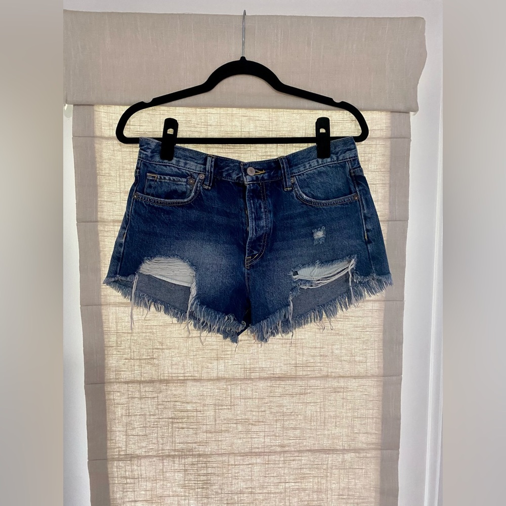 Free People Jean Shorts